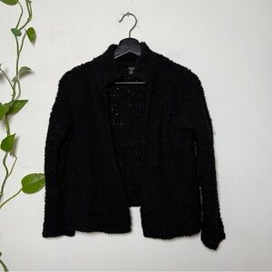 Eileen Fisher Knitted Black Cardigan Sweater - Petite Medium